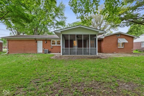 Backyard at 1532 Weslow Court, Anderson, IN