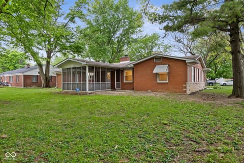 Backyard at 1532 Weslow Court, Anderson, IN