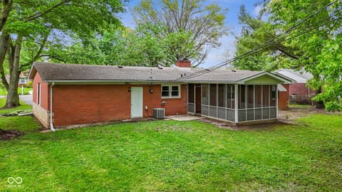 Backyard at 1532 Weslow Court, Anderson, IN