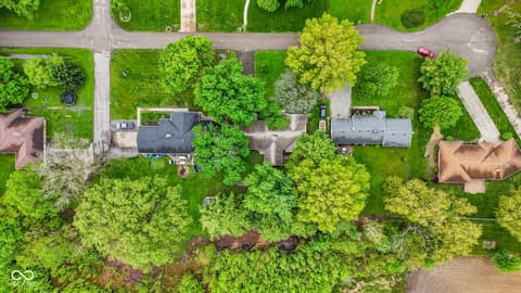Aerial view at 1532 Weslow Court, Anderson, IN