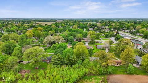 Aerial view at 1532 Weslow Court, Anderson, IN