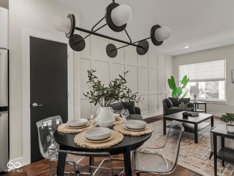 Dining room at 1533 Tannery Way, Indianapolis, IN