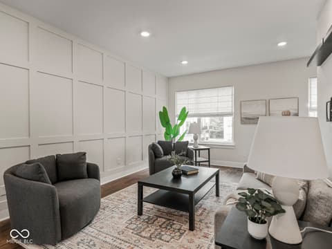 Living room at 1533 Tannery Way, Indianapolis, IN