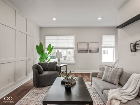 Living room at 1533 Tannery Way, Indianapolis, IN
