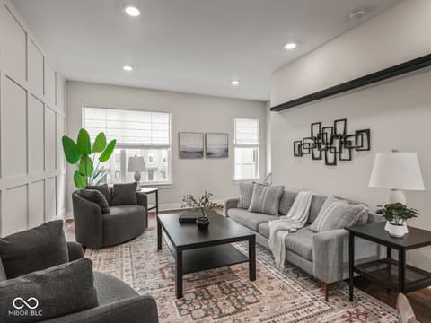 Living room at 1533 Tannery Way, Indianapolis, IN
