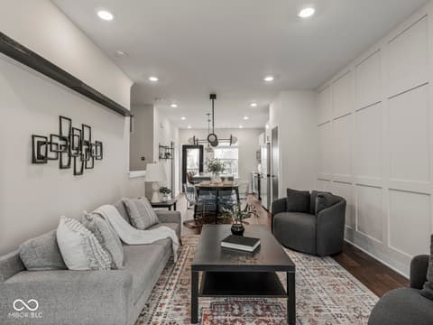 Living room at 1533 Tannery Way, Indianapolis, IN