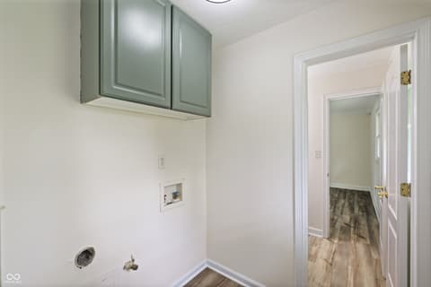 Laundry room at 7609 Tinsel Avenue, Indianapolis, IN