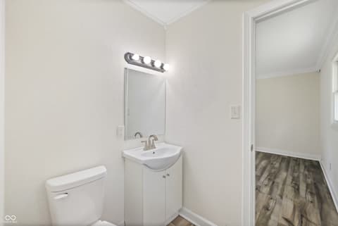 Bathroom at 7609 Tinsel Avenue, Indianapolis, IN