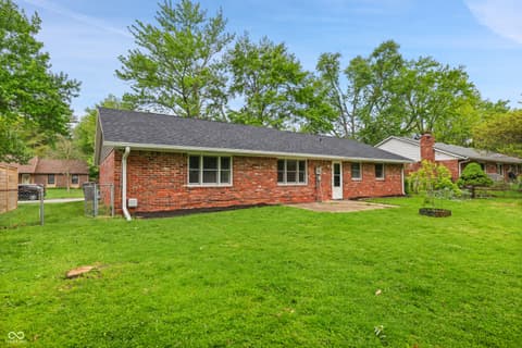 Front exterior at 7609 Tinsel Avenue, Indianapolis, IN
