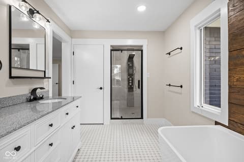 Primary bathroom at 2004 Terrace Lane, Lebanon, IN