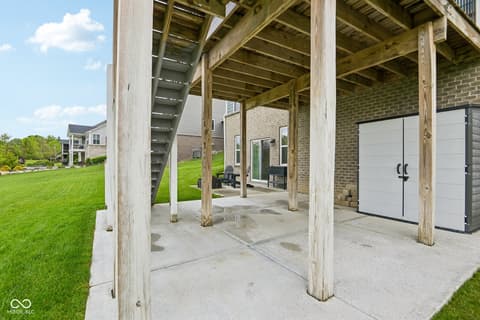 Outdoor living area at 18757 Dooney Court, Noblesville, IN