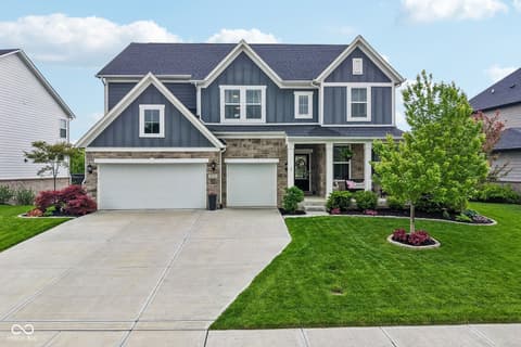 Front exterior at 18757 Dooney Court, Noblesville, IN