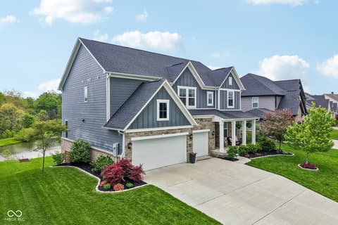 Front exterior at 18757 Dooney Court, Noblesville, IN