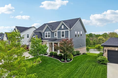 Front exterior at 18757 Dooney Court, Noblesville, IN