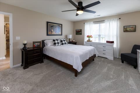 Primary bedroom at 6524 Emerald Crossing Way, Indianapolis, IN