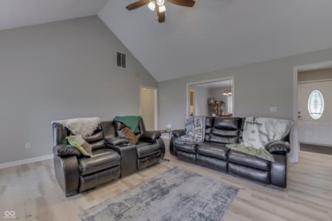 Living room at 3464 Nicholas Court, Martinsville, IN