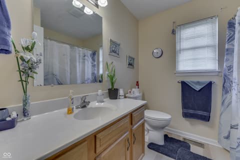 Bathroom at 3464 Nicholas Court, Martinsville, IN