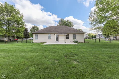 Backyard at 3464 Nicholas Court, Martinsville, IN
