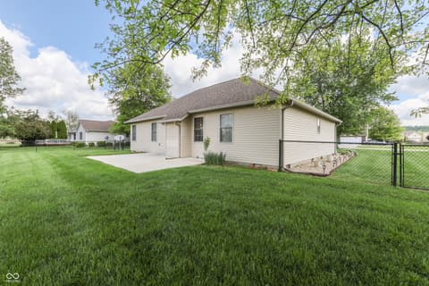 Backyard at 3464 Nicholas Court, Martinsville, IN