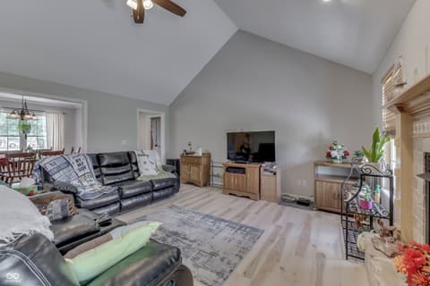 Living room at 3464 Nicholas Court, Martinsville, IN