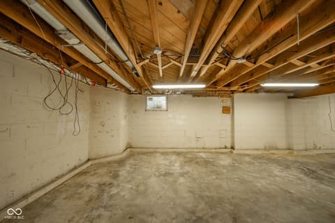 Basement at 224 Edgewood Drive, Anderson, IN