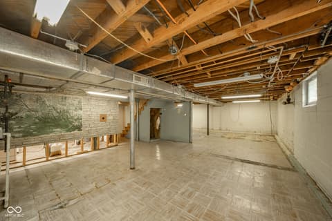 Basement at 224 Edgewood Drive, Anderson, IN