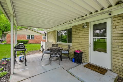 Outdoor living area at 1231 N Harbison Avenue, Indianapolis, IN