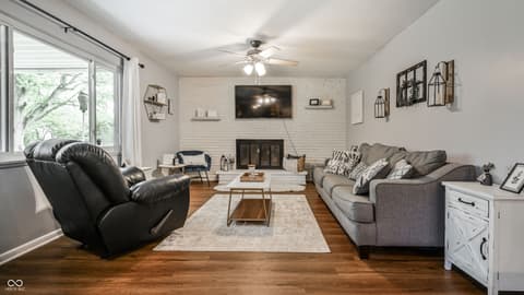 Family room at 1231 N Harbison Avenue, Indianapolis, IN