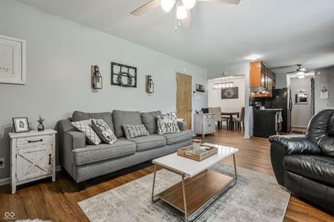 Family room at 1231 N Harbison Avenue, Indianapolis, IN