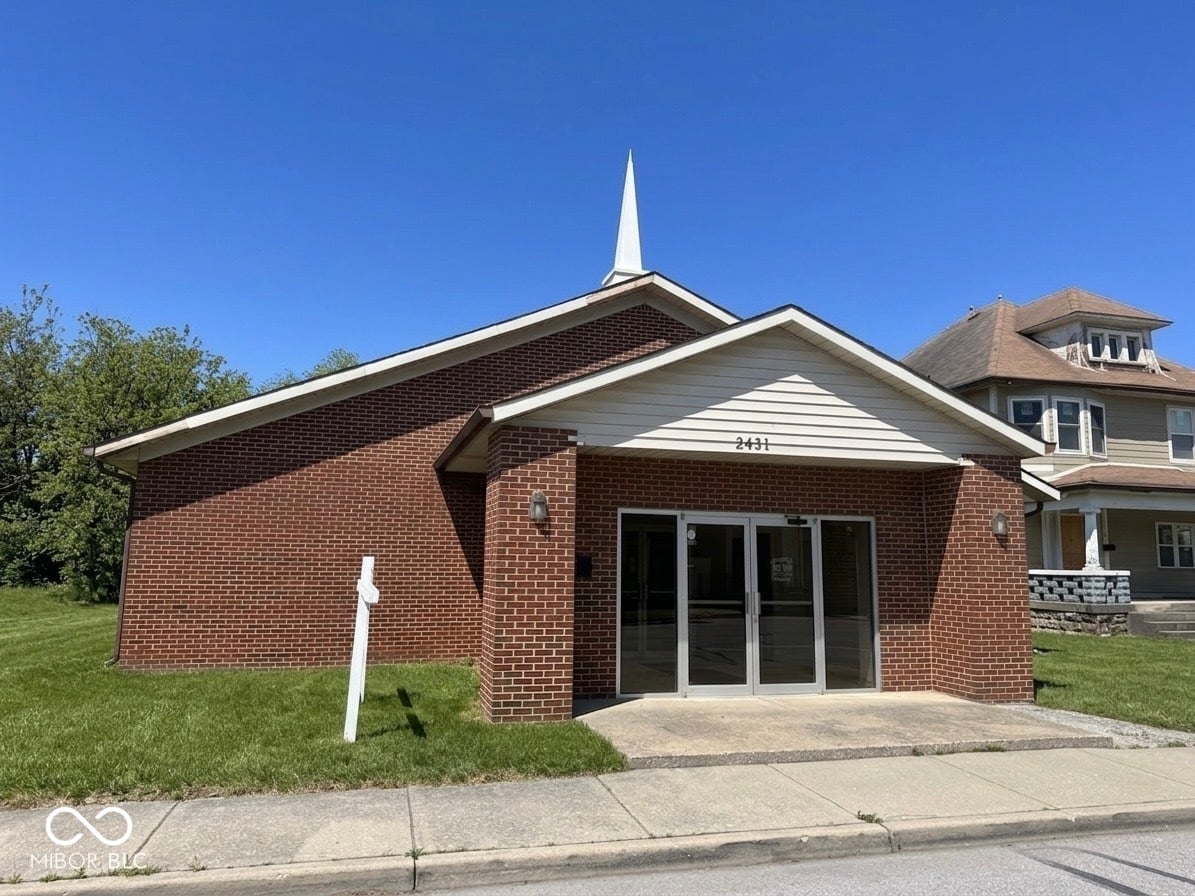Front exterior at 2431 Central Avenue, Indianapolis, IN