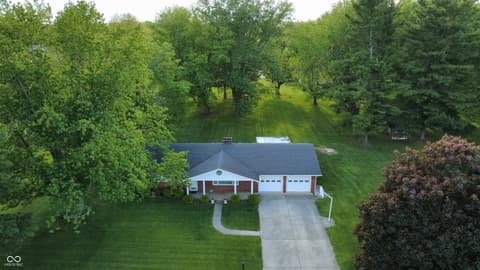 Aerial view at 5939 N Heritage Lane, Alexandria, IN