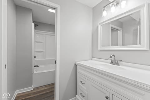 Bathroom at 1814 N Parker Avenue, Indianapolis, IN