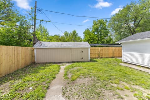 Yard at 1814 N Parker Avenue, Indianapolis, IN