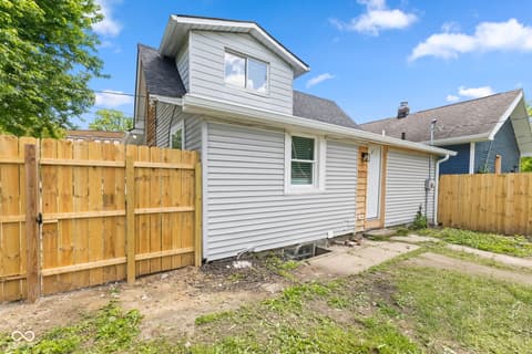 Backyard at 1814 N Parker Avenue, Indianapolis, IN
