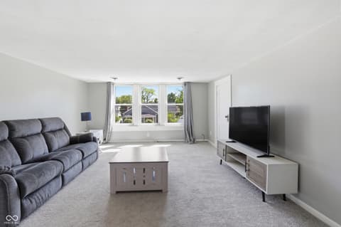 Living room at 506 S Center Street, Plainfield, IN