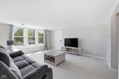 Living room at 506 S Center Street, Plainfield, IN
