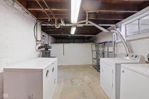 Laundry room at 506 S Center Street, Plainfield, IN