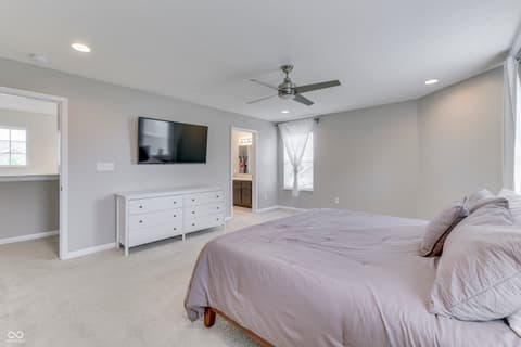 Primary bedroom at 814 Cherry Tree Lane, Greenwood, IN