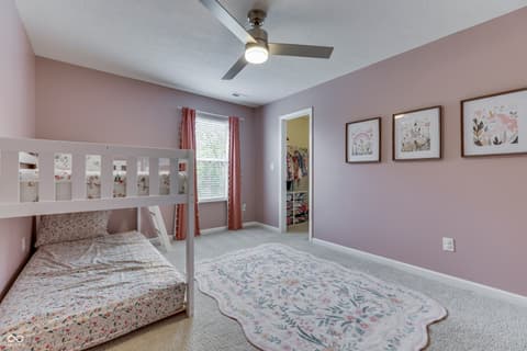 Bedroom at 814 Cherry Tree Lane, Greenwood, IN