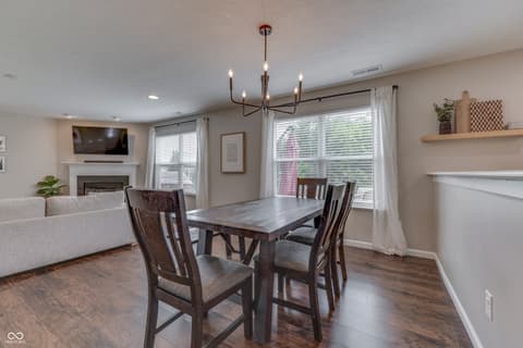 Dining room at 814 Cherry Tree Lane, Greenwood, IN
