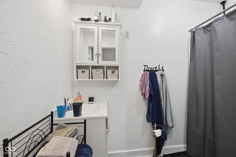 Bathroom at 1202 N Canal Street, Alexandria, IN