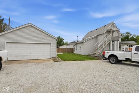Side exterior at 1202 N Canal Street, Alexandria, IN