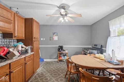 Dining room at 1202 N Canal Street, Alexandria, IN