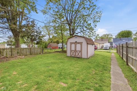 Yard at 226 S 6th Avenue, Beech Grove, IN