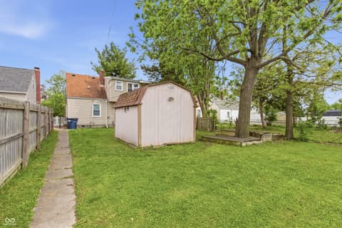 Yard at 226 S 6th Avenue, Beech Grove, IN