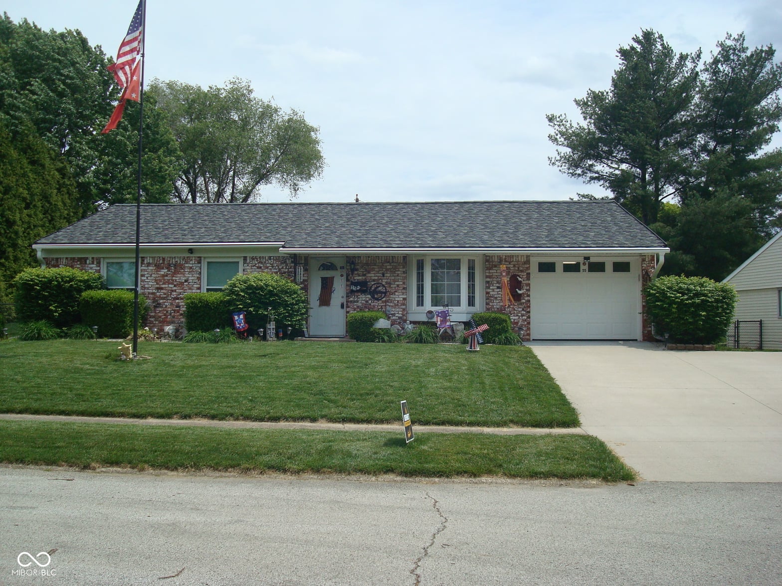 Front exterior at 55 Terrace Trail, Mooresville, IN