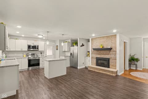 Kitchen at 115 Elm Drive, Covington, IN