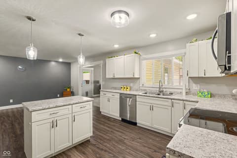Kitchen at 115 Elm Drive, Covington, IN