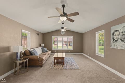 Living room at 115 Elm Drive, Covington, IN