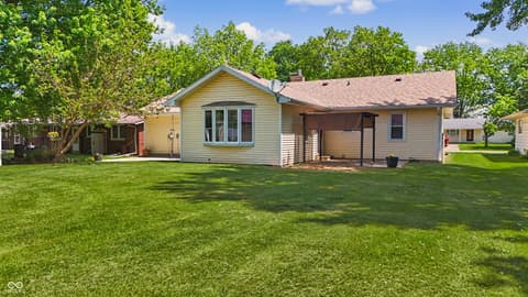 Backyard at 115 Elm Drive, Covington, IN